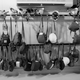 Hard hats and gas mask bags at the Deseret Chemical Depot in Tooele, Utah. Image: Douglas C. Pizac / AP